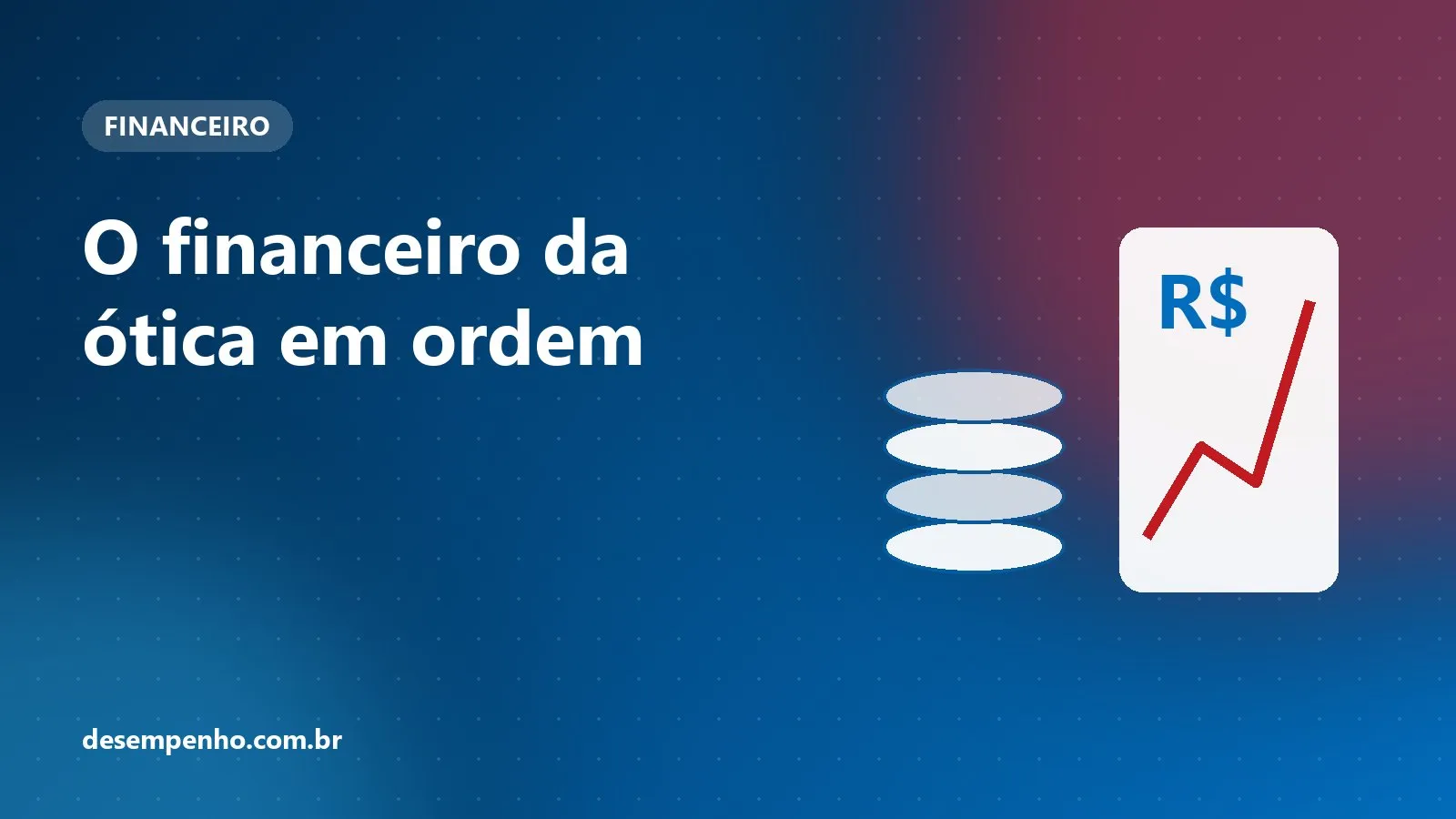 Ilustração de moedas e gráfico financeiro